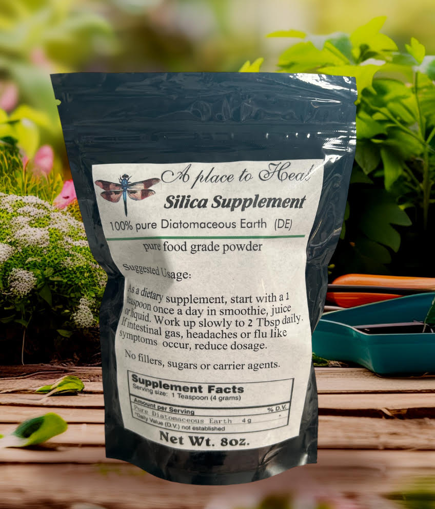 Diatomaceous Earth (Silica) 100% pure food grade 8oz