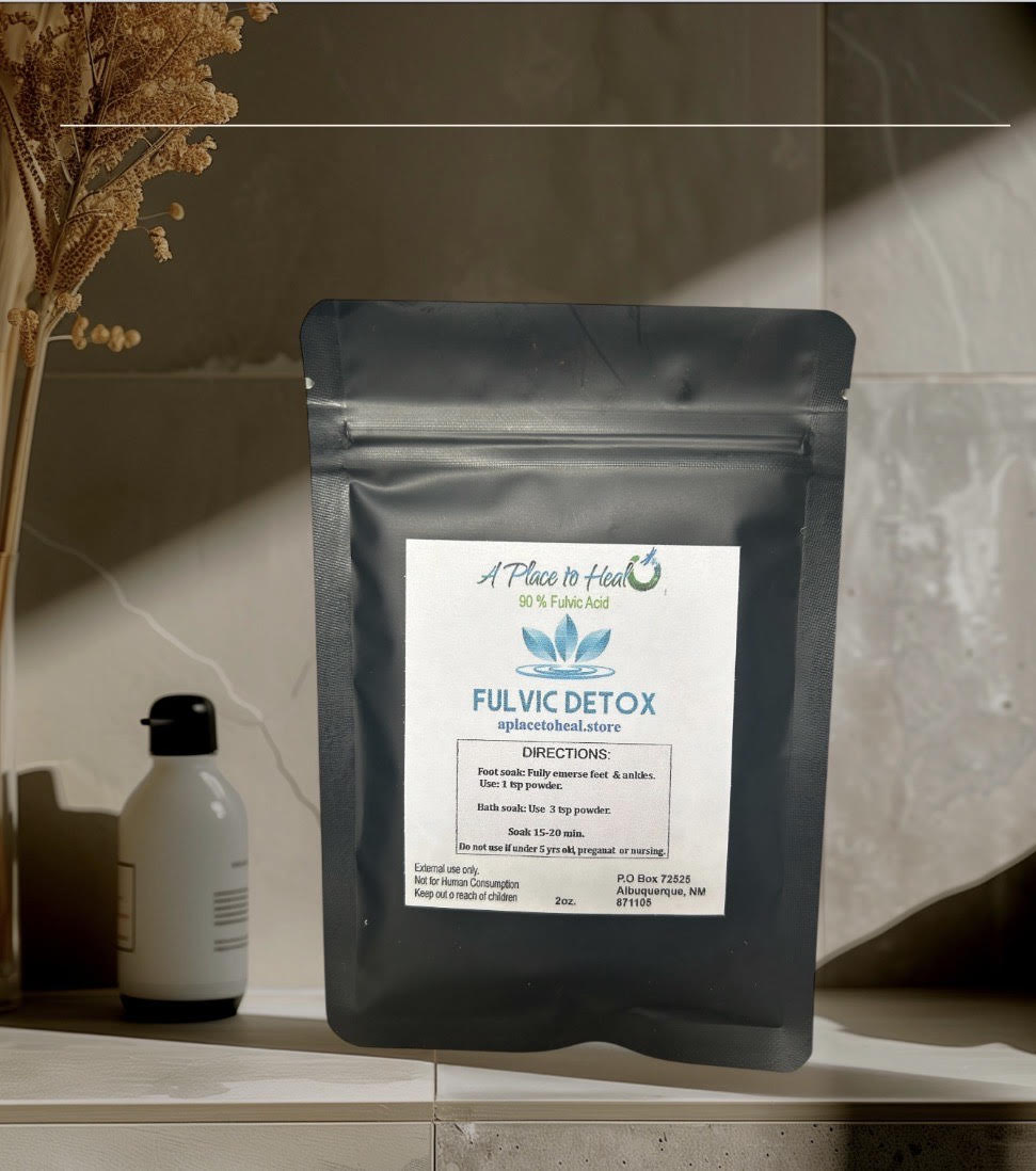 Fulvic Detox Soak Powder 3oz (external use only)