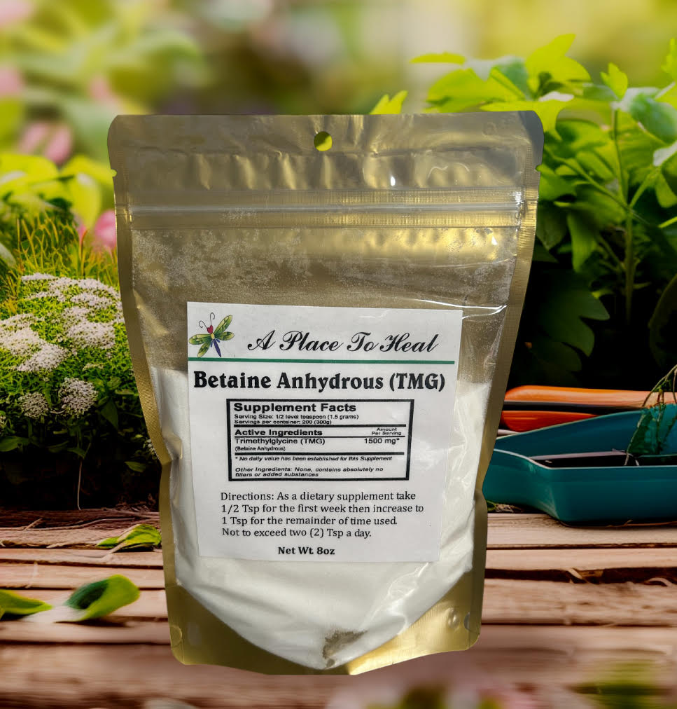 TMG (Betaine Trimethylglycine) 750MG-8oz – A Place to Heal