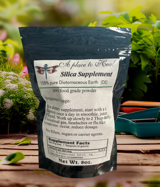 Diatomaceous Earth (Silica) 100% pure food grade 8oz