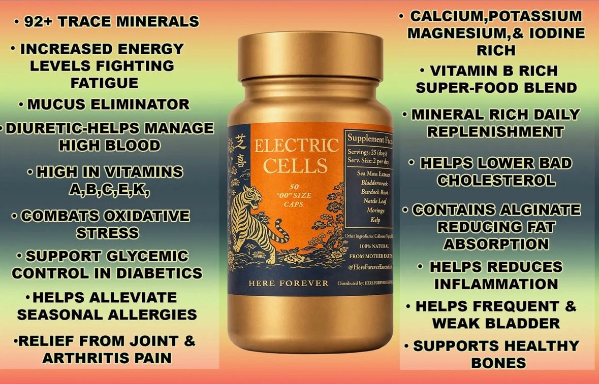 Electric Cells Capsules 50 caps