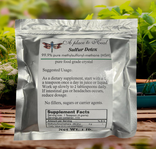MSM (methyl-sufonyl-methane) 99.9% Pure 1Lb