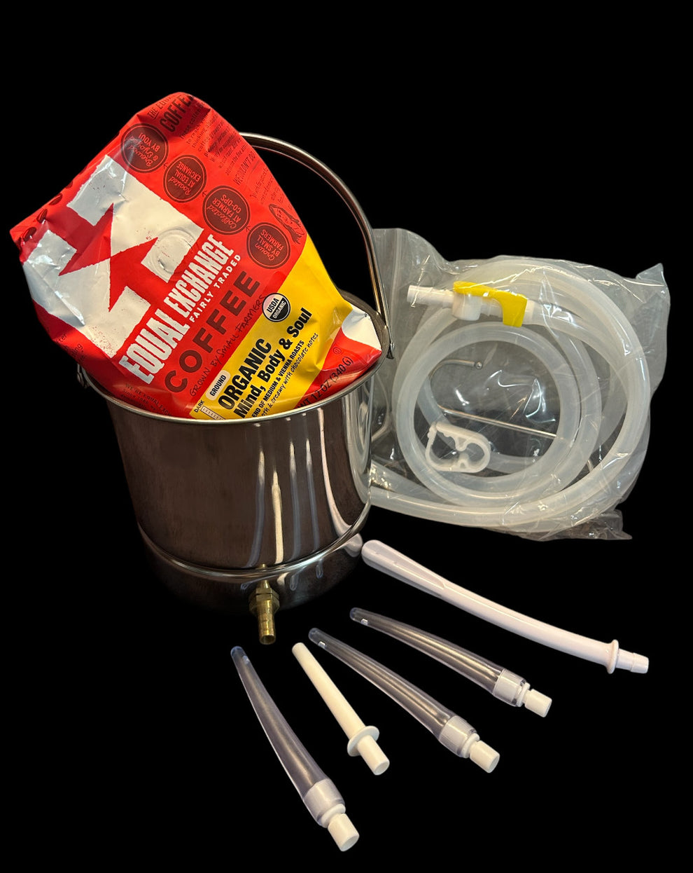 Stainless Steel Coffee Kit Enema Bucket 2 Qt – A Place to Heal
