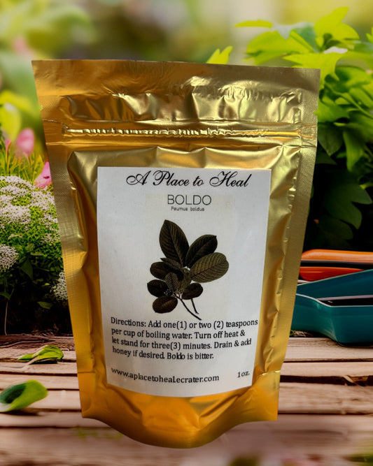 Boldo tea leaves (wildcrafted) 1oz
